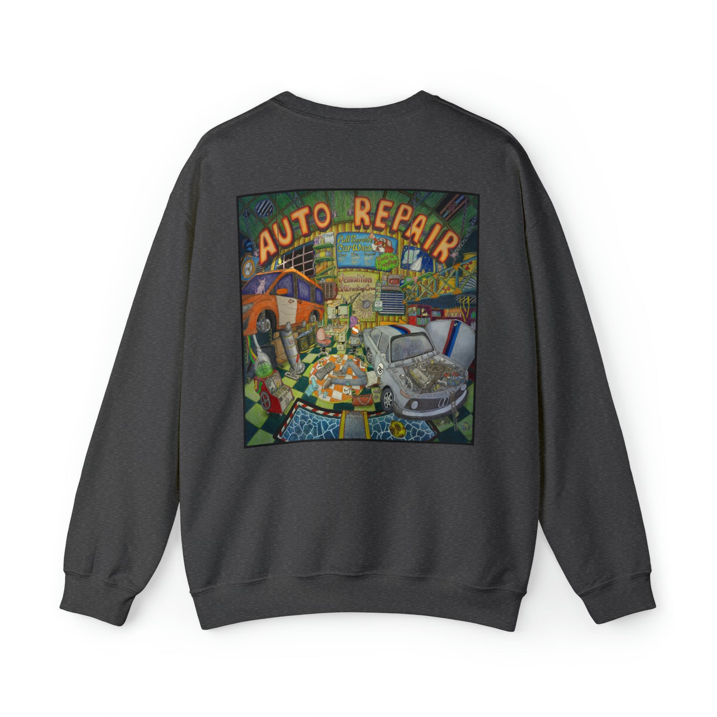 Auto Repair Crewneck (Front + Back)