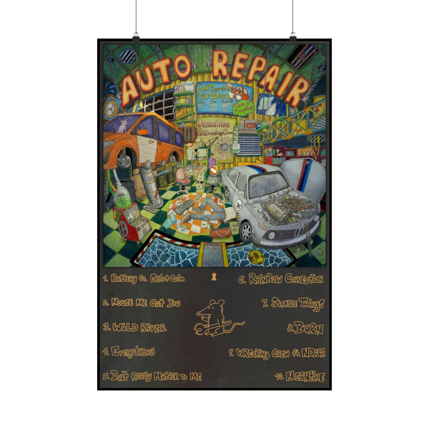 Auto Repair Vertical Poster