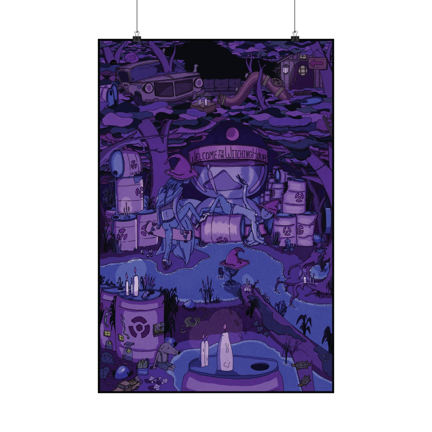 Welcome To The Witching Hour Vertical Poster