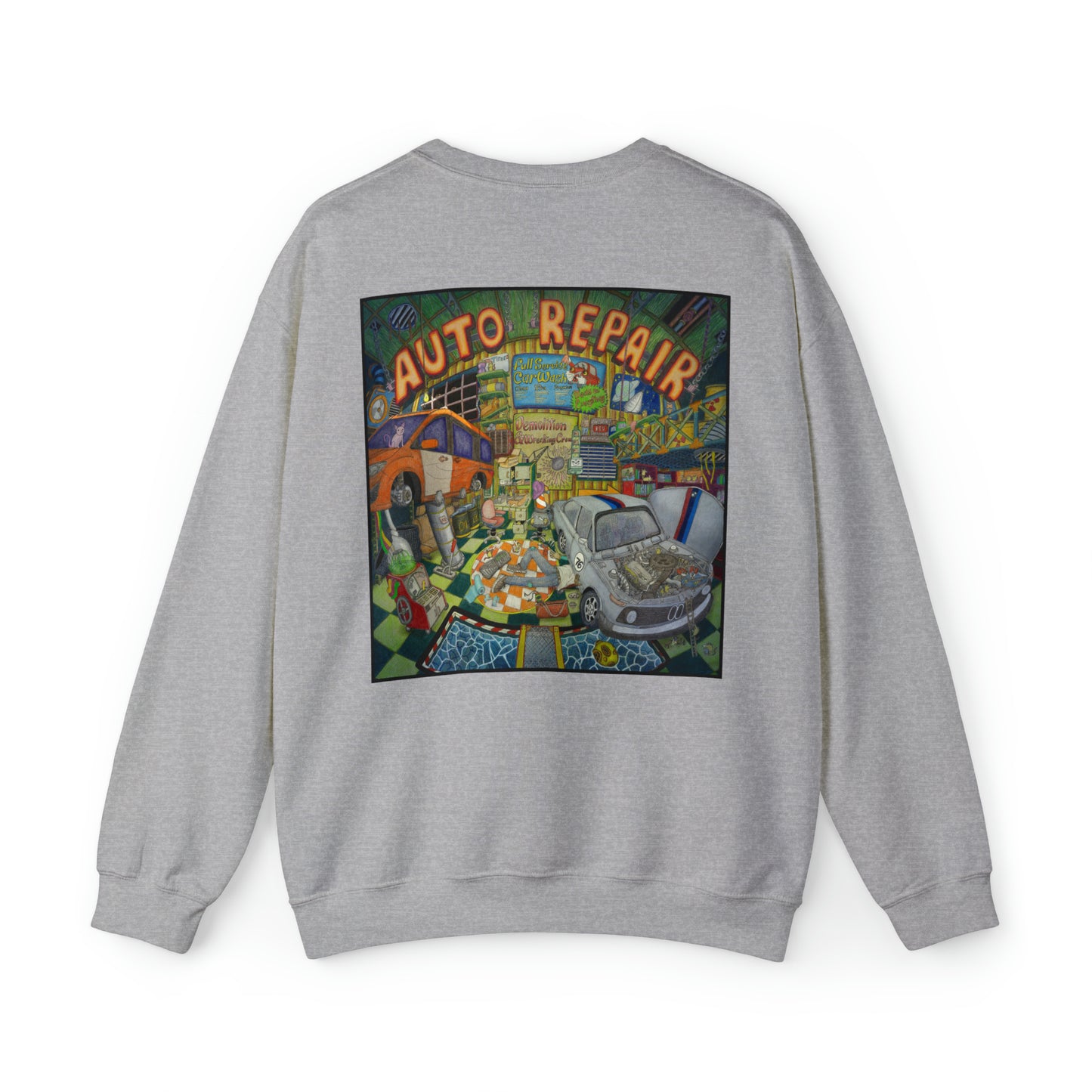 Auto Repair Crewneck (Front + Back)